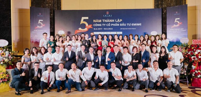 Lễ kỷ niệm 5 năm thành lập Công ty Cổ phần Đầu tư EMIME 2 Av1